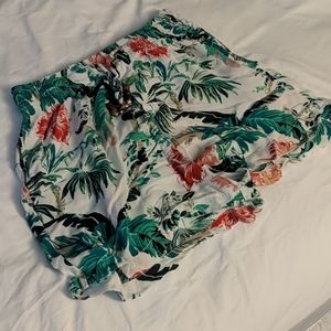 H&M Tropical Print Shorts